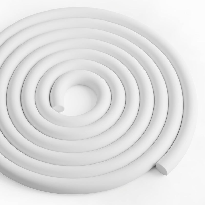 U0U Backer Rod 3/8 Inch,White Backer Rod Caulk Saver for Gaps and Joint Concrete Filling,16.4Ft Concrete Expansion Joint Filler (3/8 inch *16.4 feet)